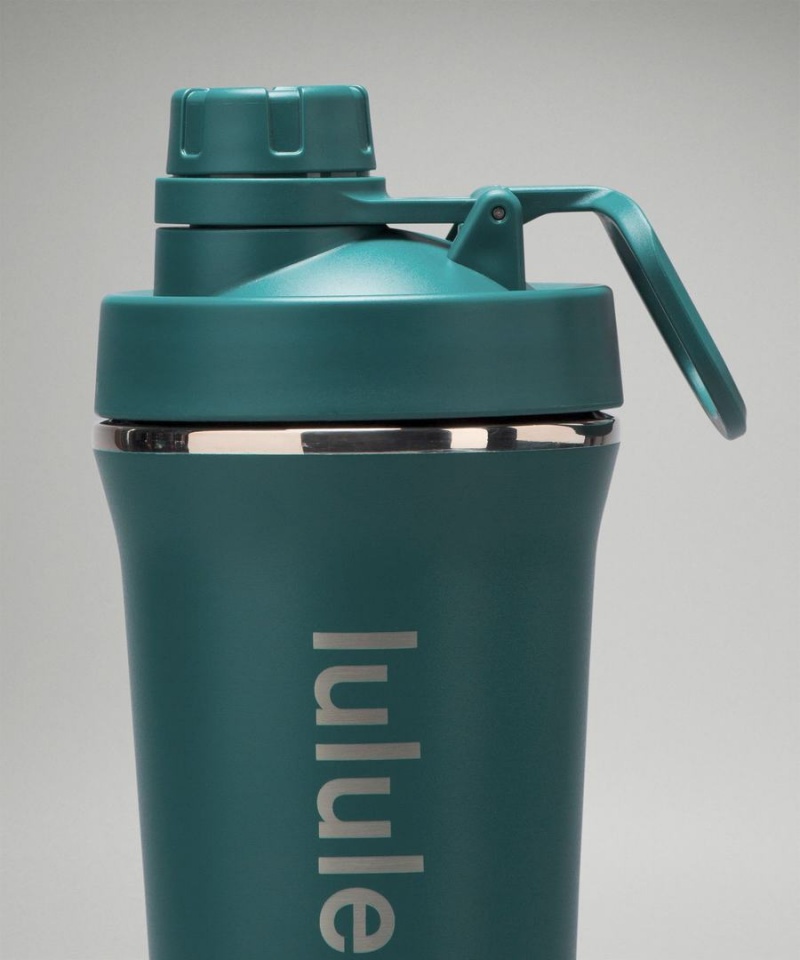 Botellas de Agua Lululemon Back to Life Shaker Bottle 24oz Hombre Turquesa Chile | 478PHCJXE