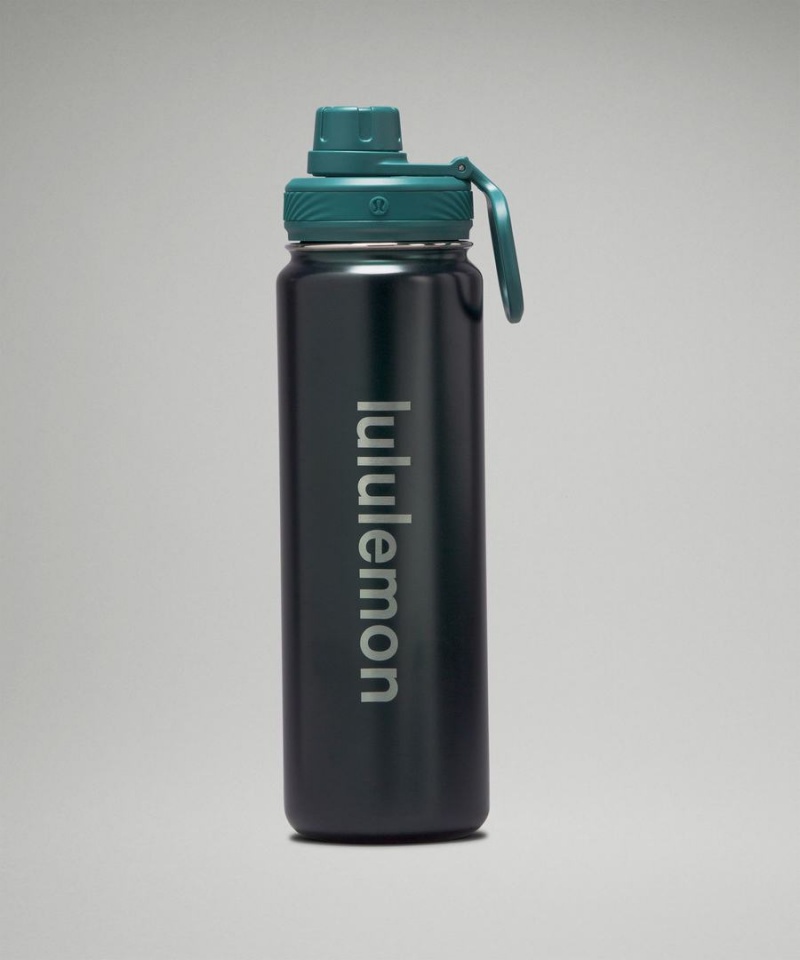 Botellas de Agua Lululemon Back to Life Deporte Bottle 24oz Shine Mujer Turquesa Chile | 193ULRHDX