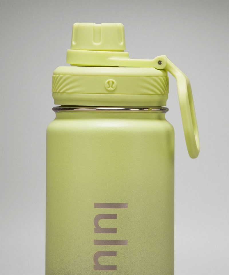 Botellas de Agua Lululemon Back to Life Deporte Bottle 24oz Shine Mujer Gris Chile | 986ZNGTPU