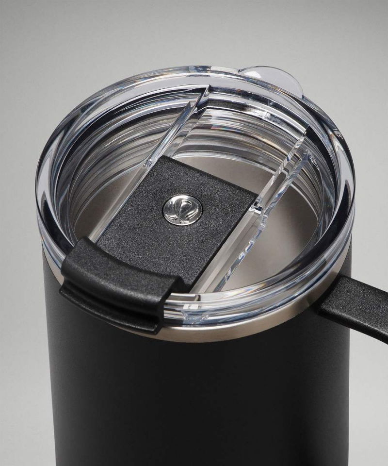 Botellas de Agua Lululemon Insulated Mug 12oz Mujer Negras Chile | 496TNGDYW
