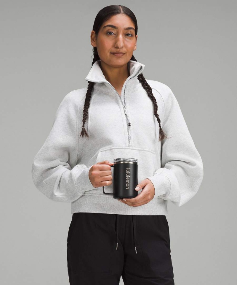 Botellas de Agua Lululemon Insulated Mug 12oz Mujer Negras Chile | 496TNGDYW