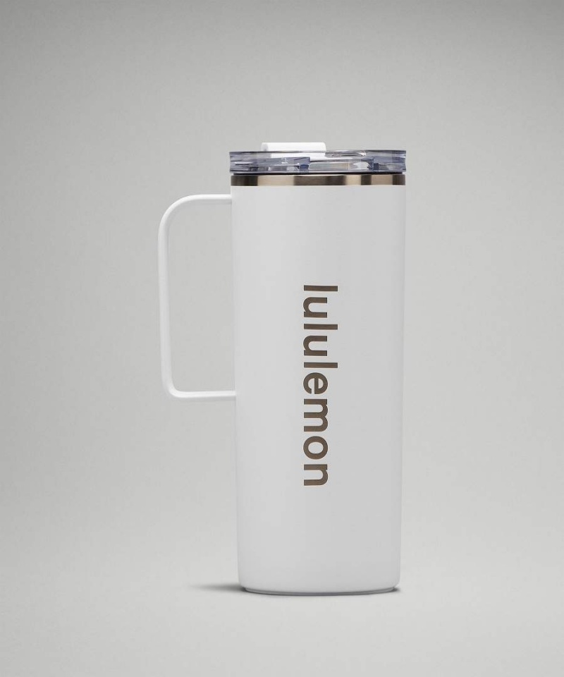 Botellas de Agua Lululemon Insulated Mug 20oz Mujer Blancas Chile | 528JVQWZO
