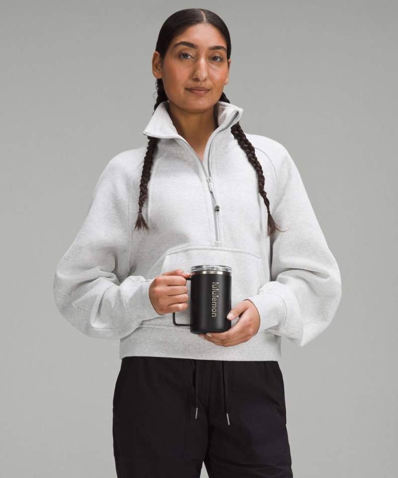 Botellas de Agua Lululemon Insulated Mug 12oz Hombre Negras Chile | 823SJBWQF
