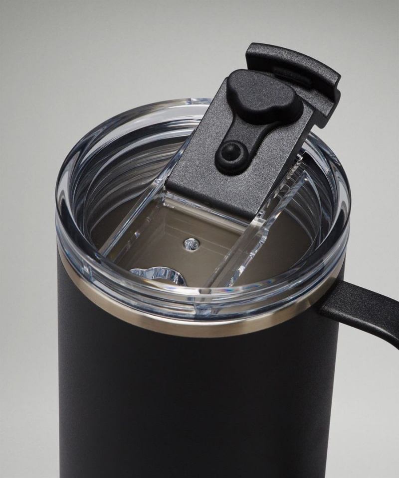 Botellas de Agua Lululemon Insulated Mug 20oz Mujer Negras Chile | 856MLDJKB
