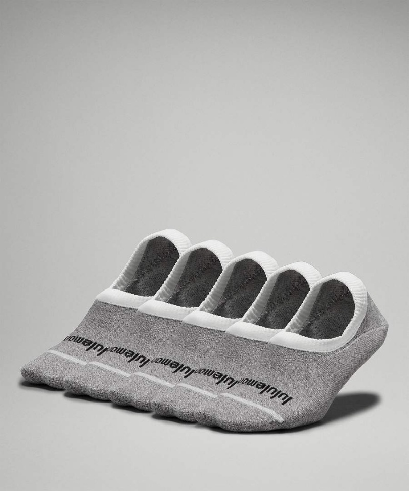 Calcetines Lululemon Daily Stride Comodidad No-Show 5 Pack Mujer Gris Chile | 081VSZBWX