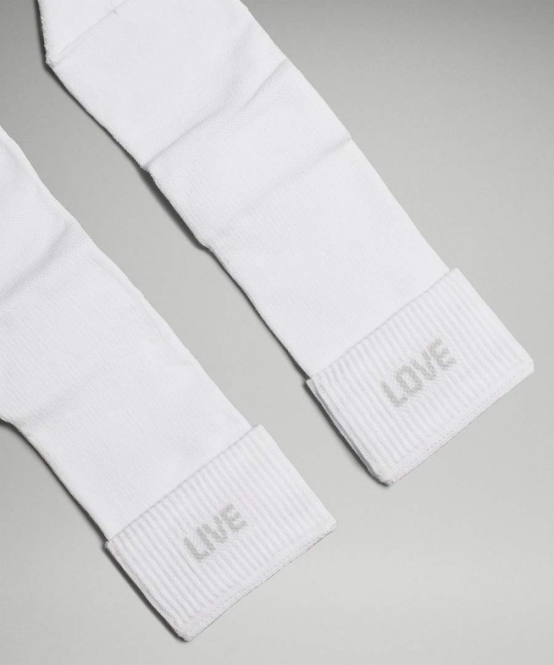 Calcetines Lululemon Daily Stride Comodidad Crew5 Pack Mujer Blancas Azules Beige Blancas Gris Negras Chile | 469LVCHKF