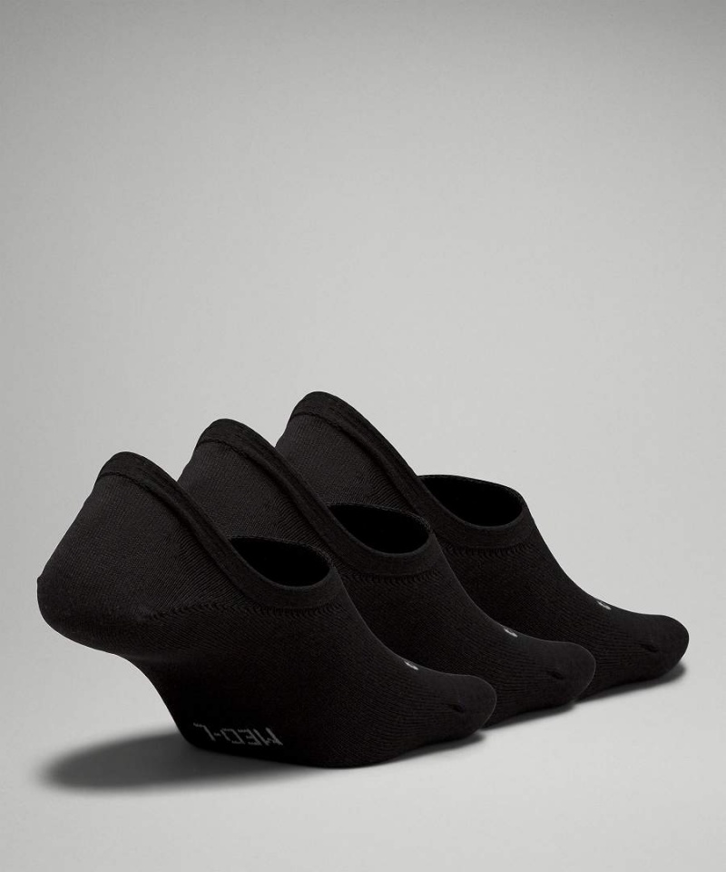 Calcetines Lululemon Daily Stride Comodidad No-Show 3 Pack Mujer Blancas Gris Negras Chile | 380IGUOWE