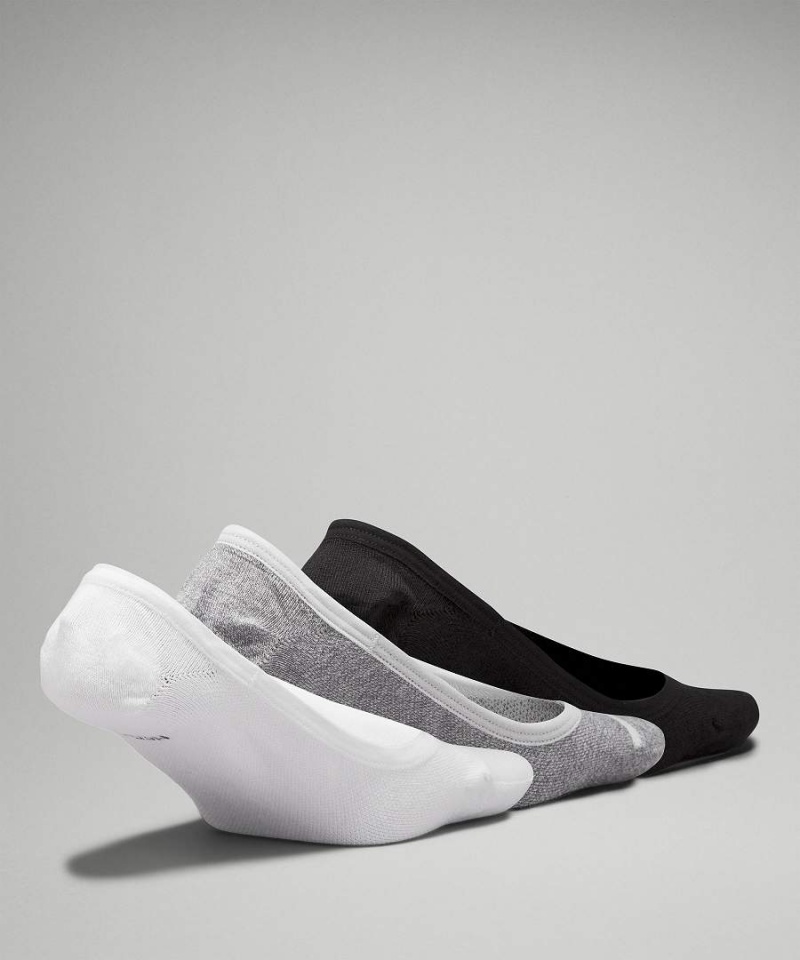 Calcetines Lululemon Daily Stride Comodidad Liner 3 Pack Mujer Blancas Chile | 362QLRHFY