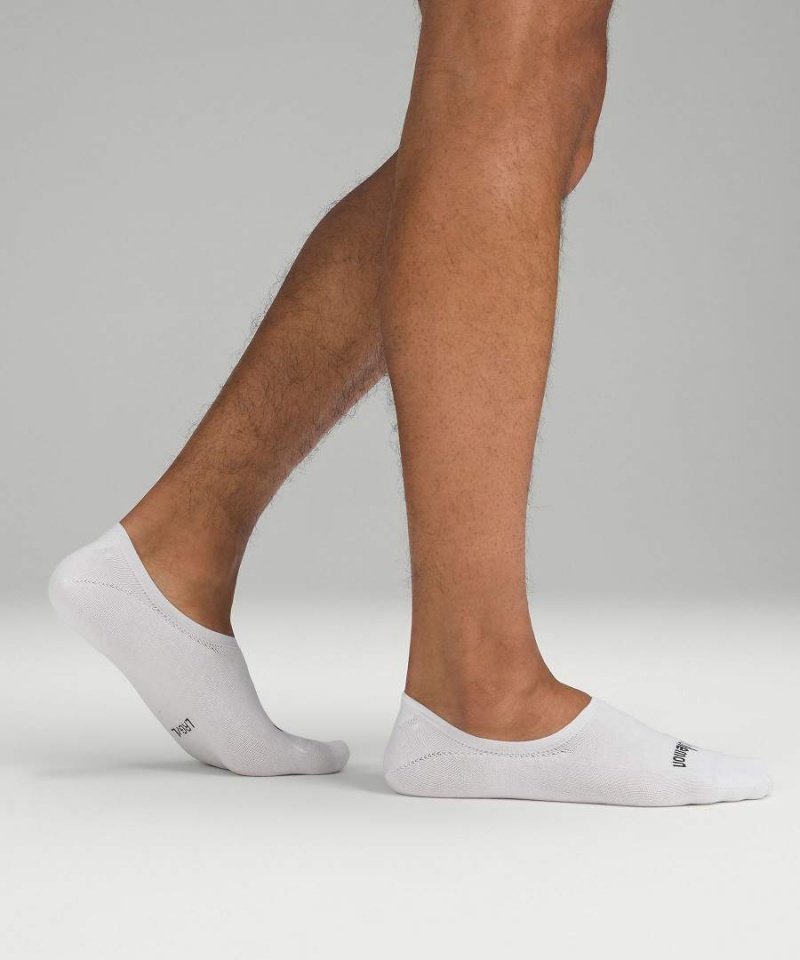 Calcetines Lululemon Daily Stride Comodidad No-Show 5 Pack Hombre Blancas Chile | 012DROSBJ