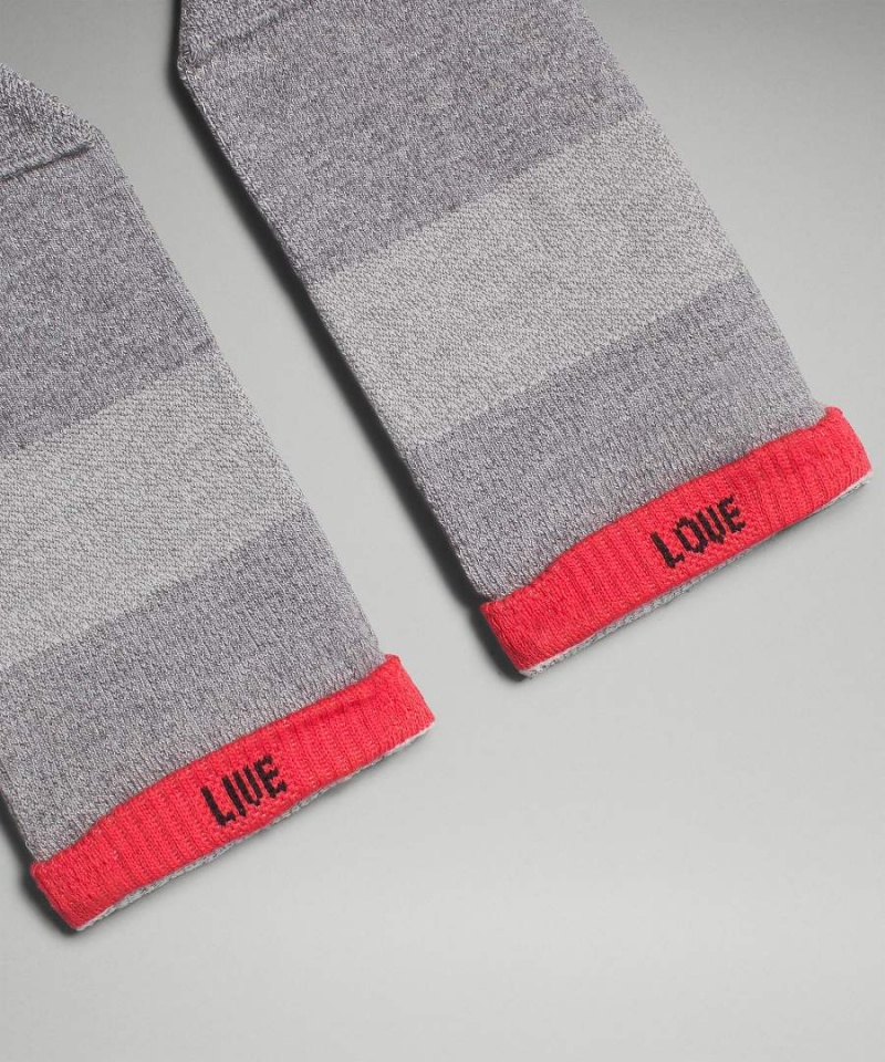 Calcetines Lululemon Daily Stride Comodidad Low-Ankle 3 Pack Hombre Blancas Gris Negras Chile | 215FENILB