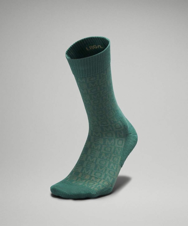 Calcetines Lululemon Daily Stride Comodidad Crew Hombre Blancas Chile | 681MFEUYB