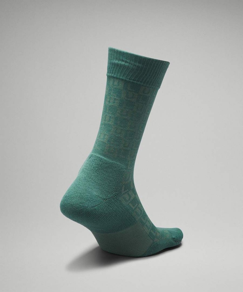 Calcetines Lululemon Daily Stride Comodidad Crew Hombre Blancas Chile | 681MFEUYB