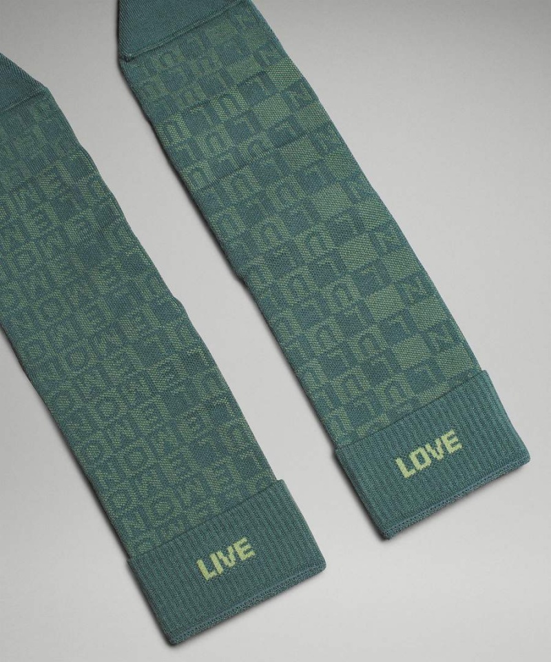 Calcetines Lululemon Daily Stride Comodidad Crew Hombre Blancas Chile | 681MFEUYB
