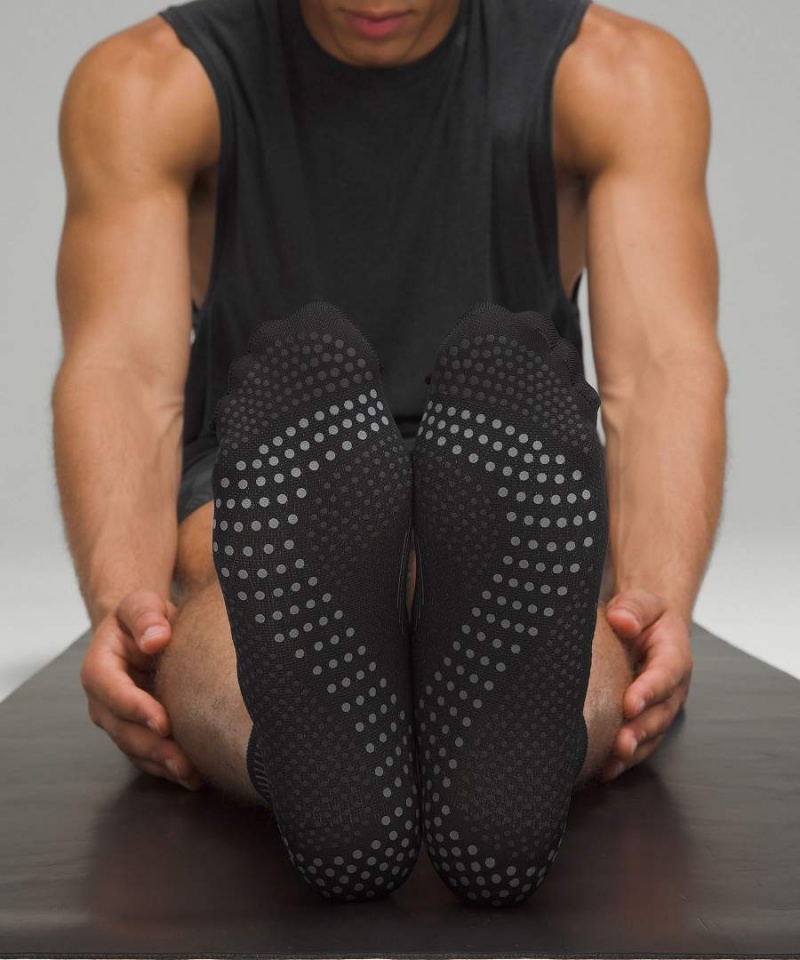 Calcetines Lululemon Find Your Balance Tab Hombre Negras Chile | 357XETOFR