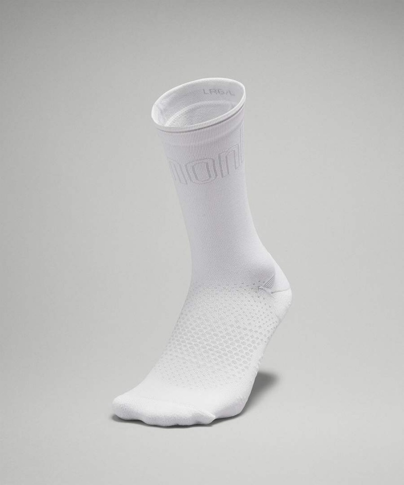 Calcetines Lululemon MacroPillow Crew Hombre Blancas Chile | 140VRANSF