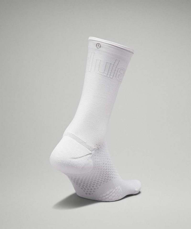 Calcetines Lululemon MacroPillow Crew Hombre Blancas Chile | 140VRANSF