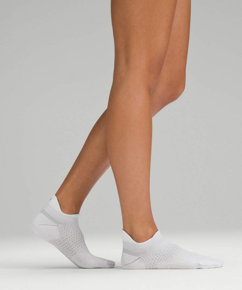 Calcetines Lululemon MacroPillow Tab Correr Medium Cushioning 3 Pack Mujer Blancas Chile | 703SAJRQL