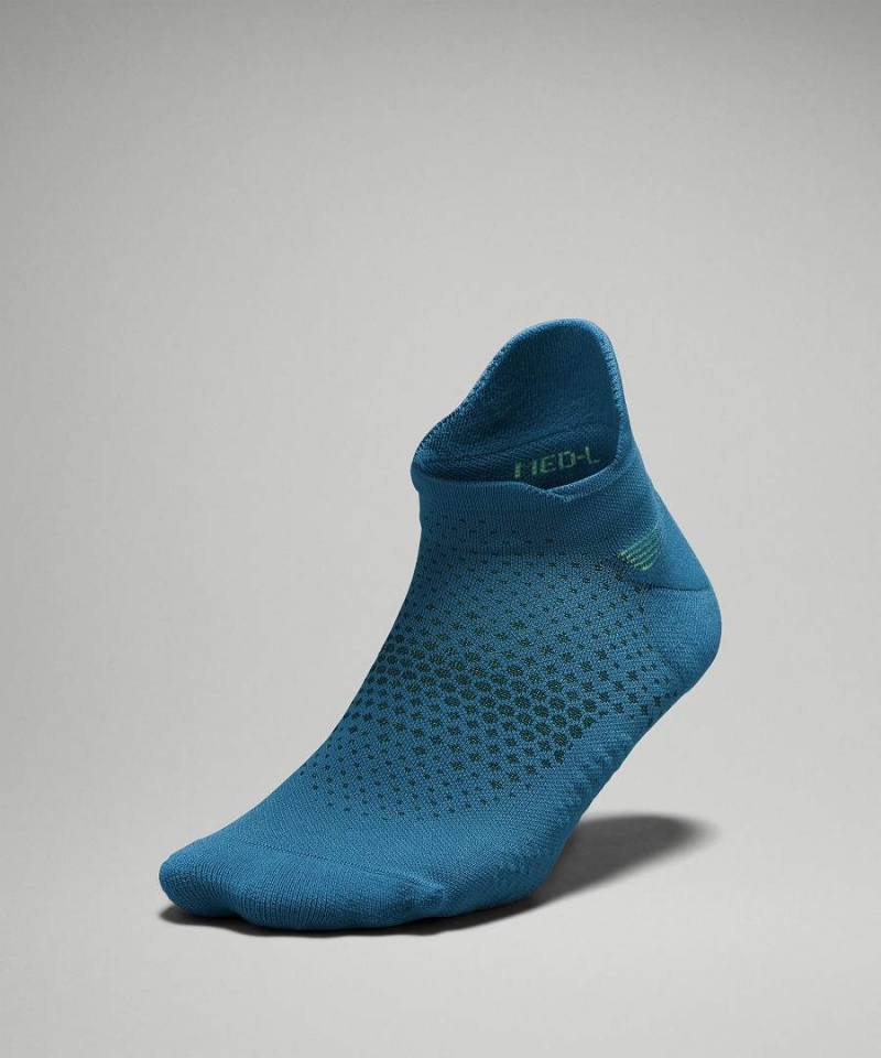 Calcetines Lululemon MacroPillow Tab Correr Medium Cushioning Mujer Negras Amarillo Chile | 194ZEYFTK