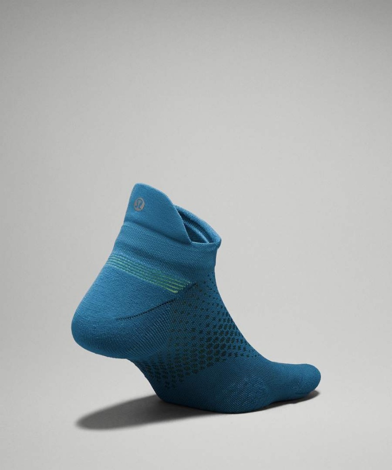Calcetines Lululemon MacroPillow Tab Correr Medium Cushioning Mujer Negras Amarillo Chile | 194ZEYFTK