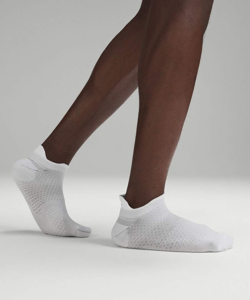 Calcetines Lululemon MacroPillow Tab Medium Cushioning 3 Pack Correr Hombre Blancas Chile | 952RJVDET