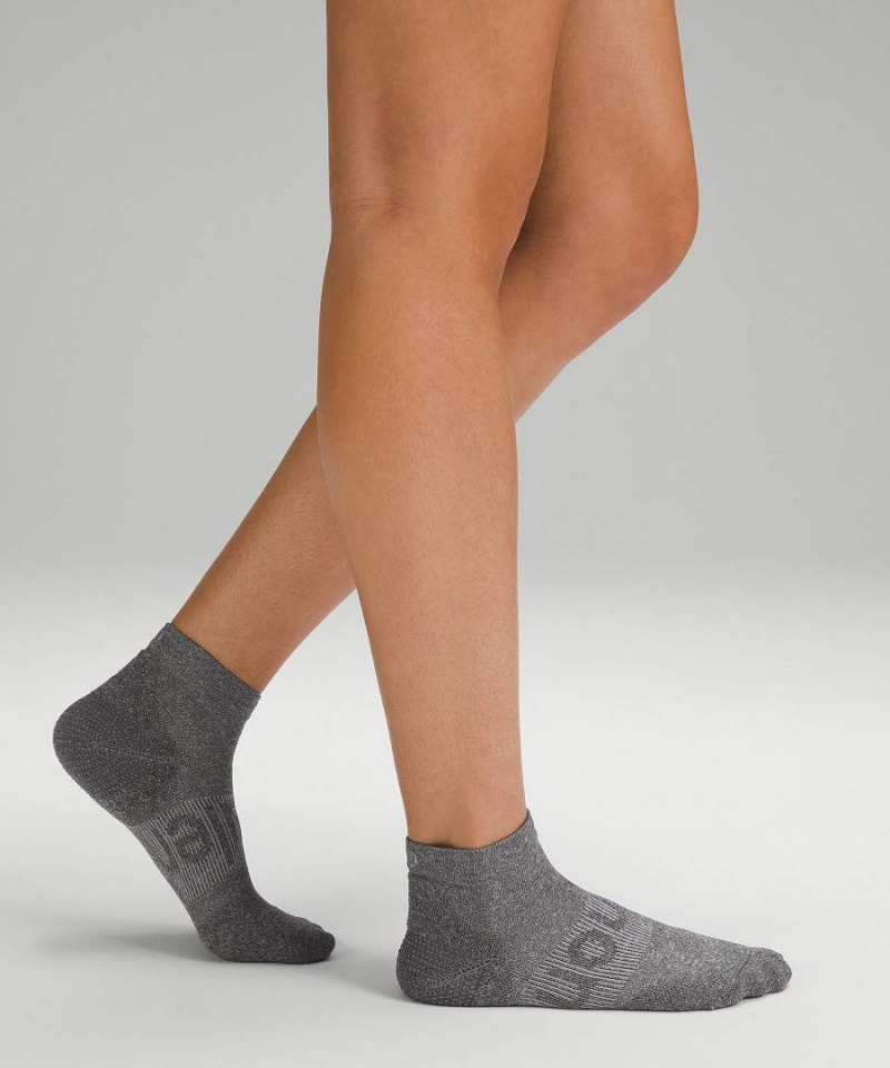 Calcetines Lululemon Power Stride Ankle 3 Pack Mujer Gris Chile | 835QCFJUY