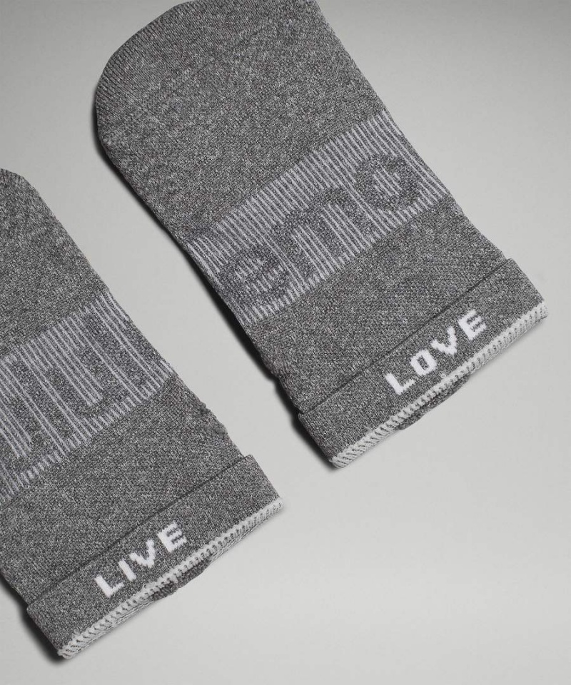 Calcetines Lululemon Power Stride Ankle 3 Pack Mujer Gris Chile | 835QCFJUY