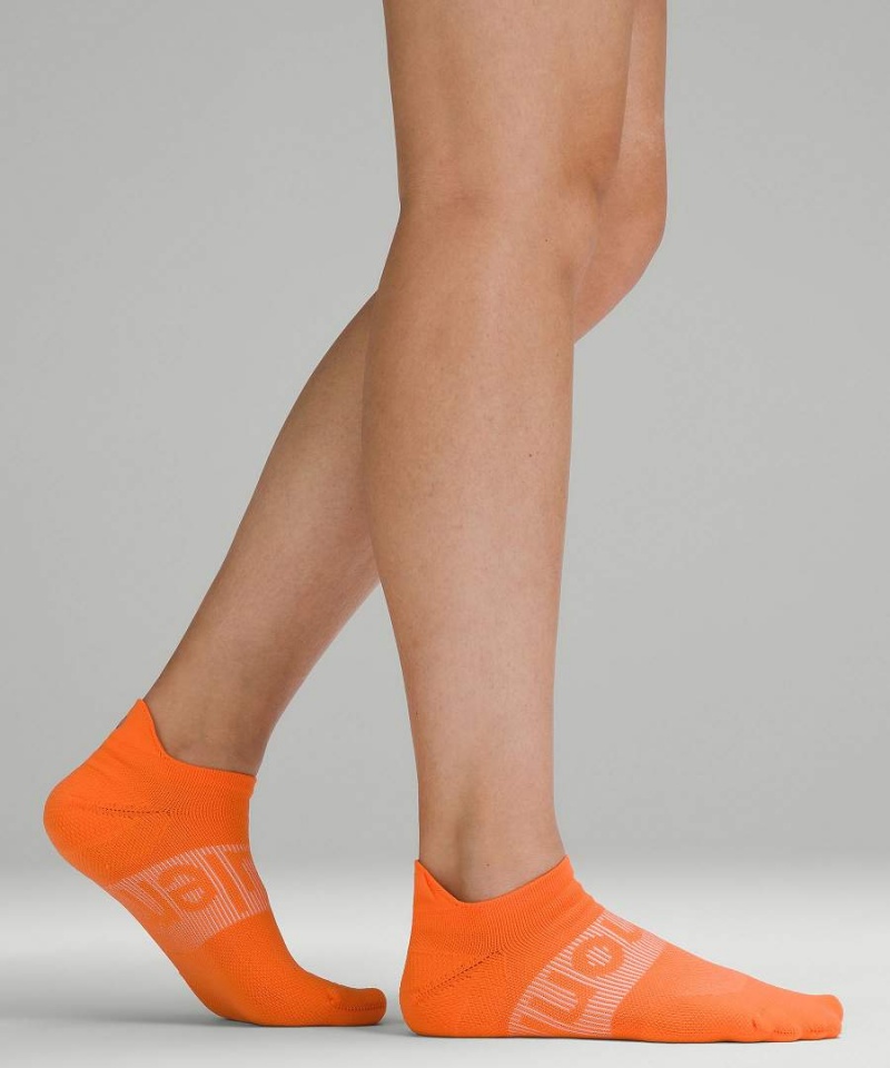 Calcetines Lululemon Power Stride Tab 3 Pack Mujer Rosas Amarillo Naranjas Chile | 247QVNUMB