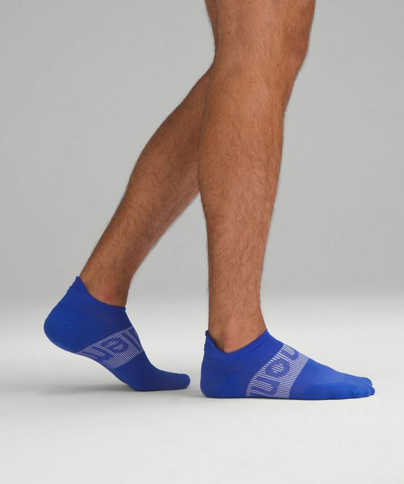 Calcetines Lululemon Power Stride Tab 5 Pack Hombre Turquesa Amarillo Naranjas Azules Chile | 504QDZKGC