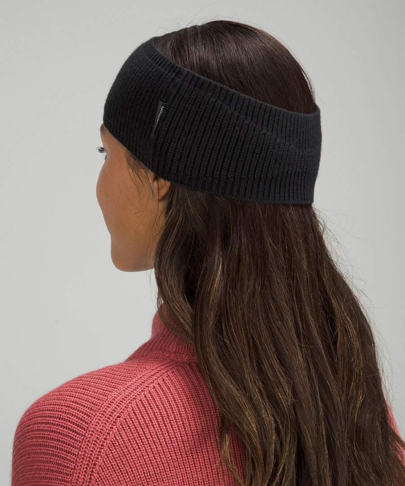 Calentador Orejas Lululemon Acanalado Merino Lana-Blend Knit Mujer Gris Chile | 024GBAYTF
