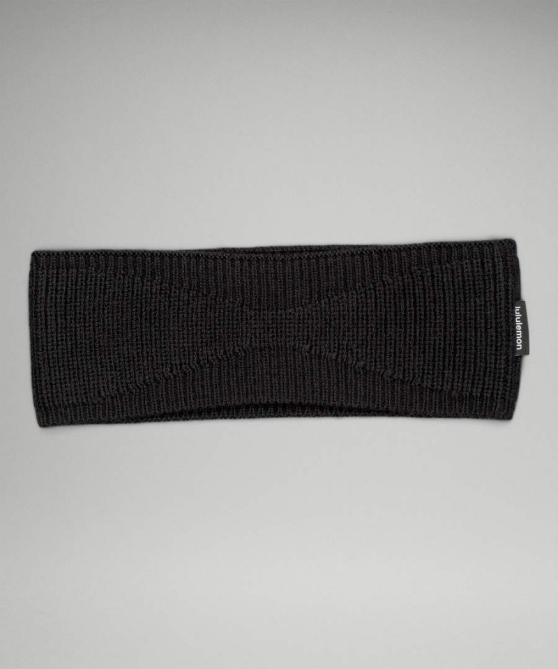 Calentador Orejas Lululemon Acanalado Merino Lana-Blend Knit Mujer Gris Chile | 024GBAYTF