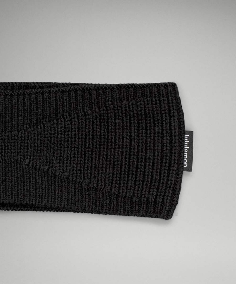 Calentador Orejas Lululemon Acanalado Merino Lana-Blend Knit Mujer Gris Chile | 024GBAYTF