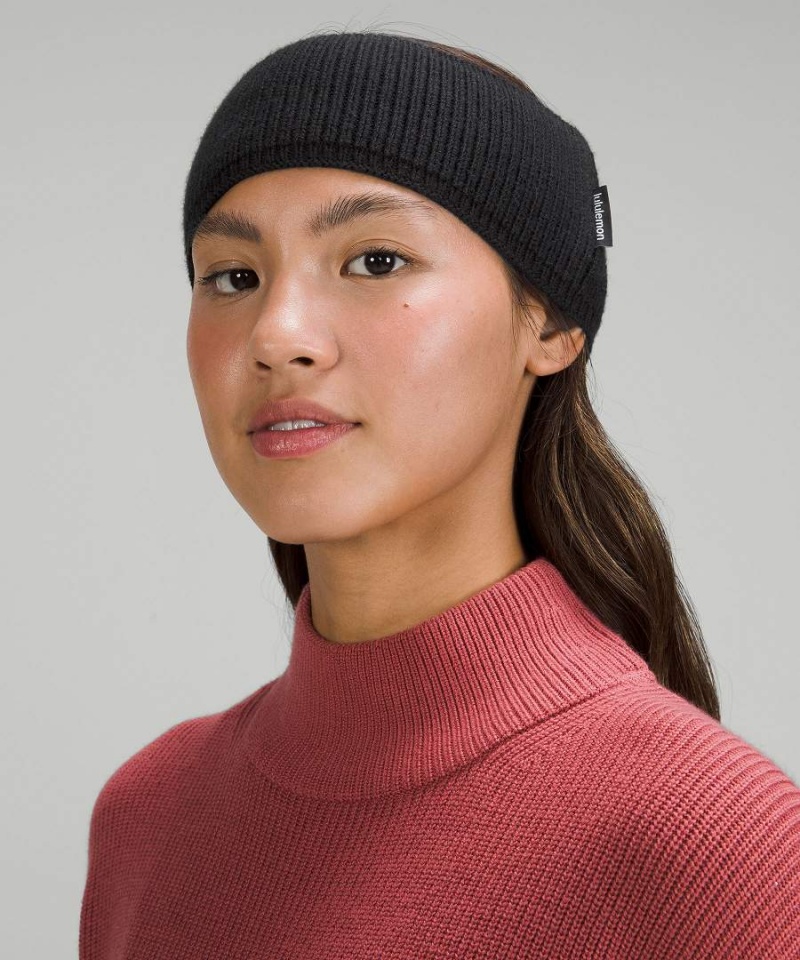 Calentador Orejas Lululemon Acanalado Merino Lana-Blend Knit Mujer Gris Chile | 024GBAYTF