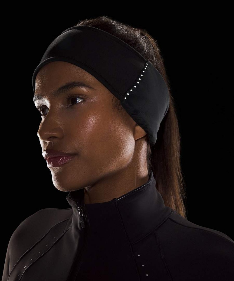 Calentador Orejas Lululemon Down for It All Mujer Negras Chile | 461FOMKCN