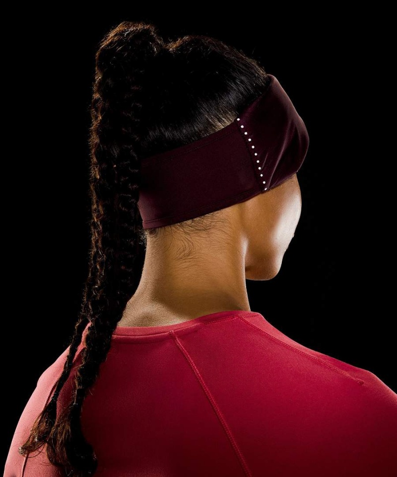 Calentador Orejas Lululemon Down for It All Mujer Burdeos Chile | 319ZGJSAE