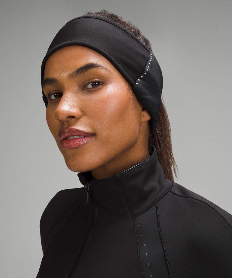 Calentador Orejas Lululemon Down for It All Hombre Negras Chile | 317VZUYDW