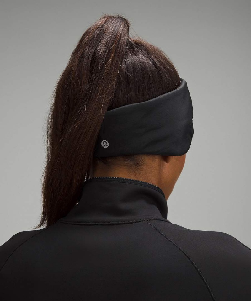 Calentador Orejas Lululemon Down for It All Hombre Negras Chile | 317VZUYDW