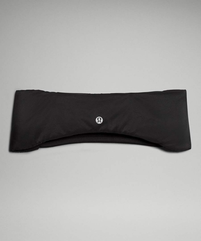Calentador Orejas Lululemon Down for It All Hombre Negras Chile | 317VZUYDW