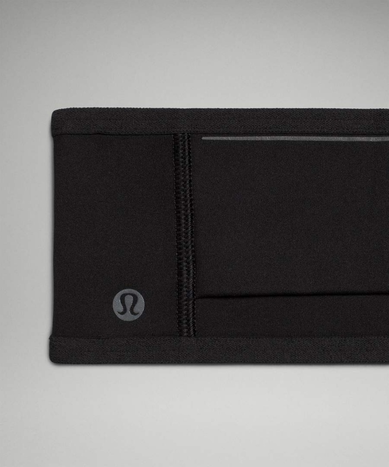 Calentador Orejas Lululemon Fast and Free Fleece Correr Mujer Negras Chile | 361QEJBMT