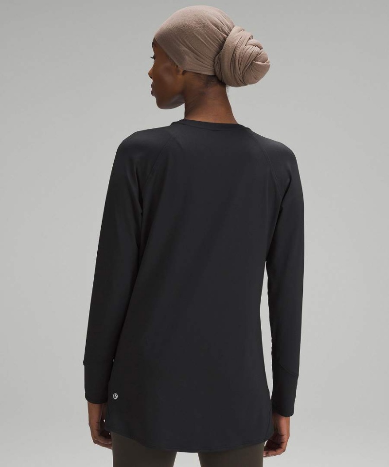 Camisa Manga Larga Lululemon Abrasion-Resistant High-Coverage Mujer Negras Chile | 831CQZMPU