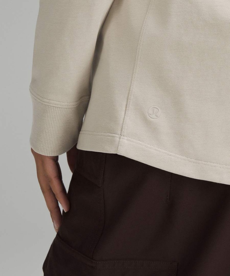 Camisa Manga Larga Lululemon All Yours Heavyweight Mujer Beige Chile | 682XQZFOR