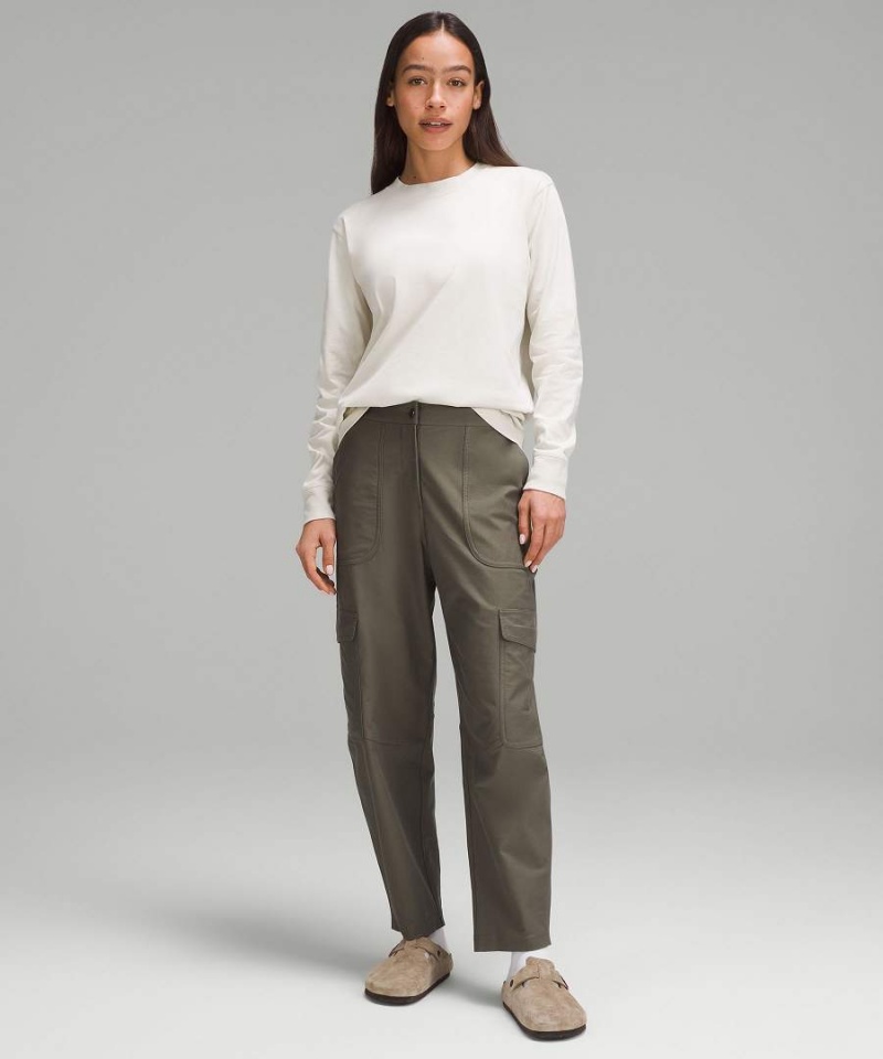 Camisa Manga Larga Lululemon All Yours Heavyweight Mujer Beige Chile | 259TJPFKH