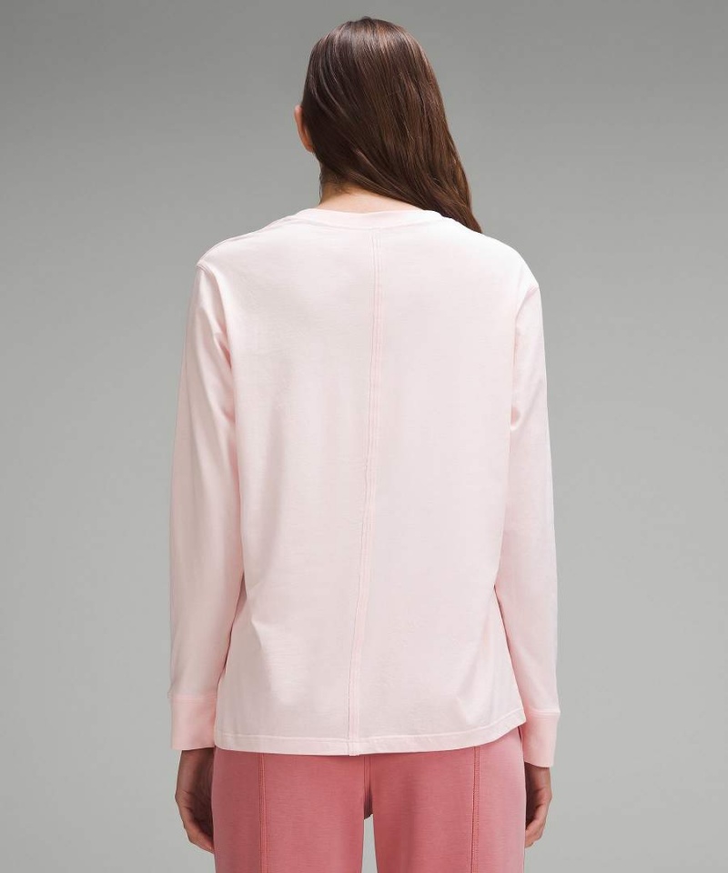 Camisa Manga Larga Lululemon All Yours Mujer Rojas Claro Chile | 506AUIRXS