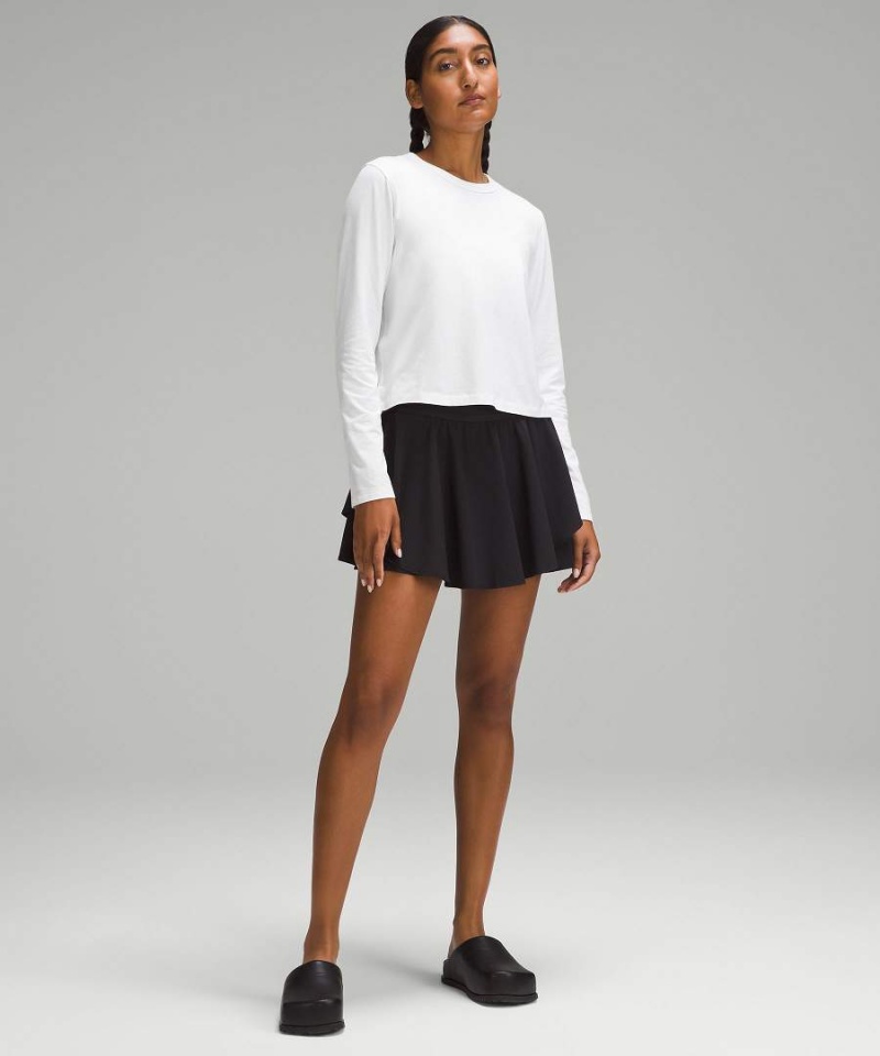 Camisa Manga Larga Lululemon Classic-Fit Algodon-Blend Mujer Blancas Chile | 021MCBFAU