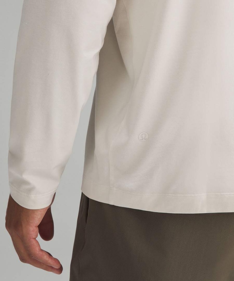 Camisa Manga Larga Lululemon Fundamental Oversized Pocket Hombre Beige Chile | 021EHIQNO