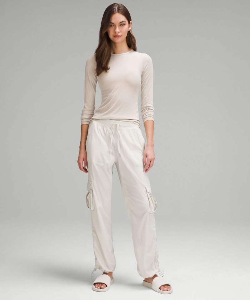 Camisa Manga Larga Lululemon Hold Tight Mujer Beige Chile | 204YAUHPT