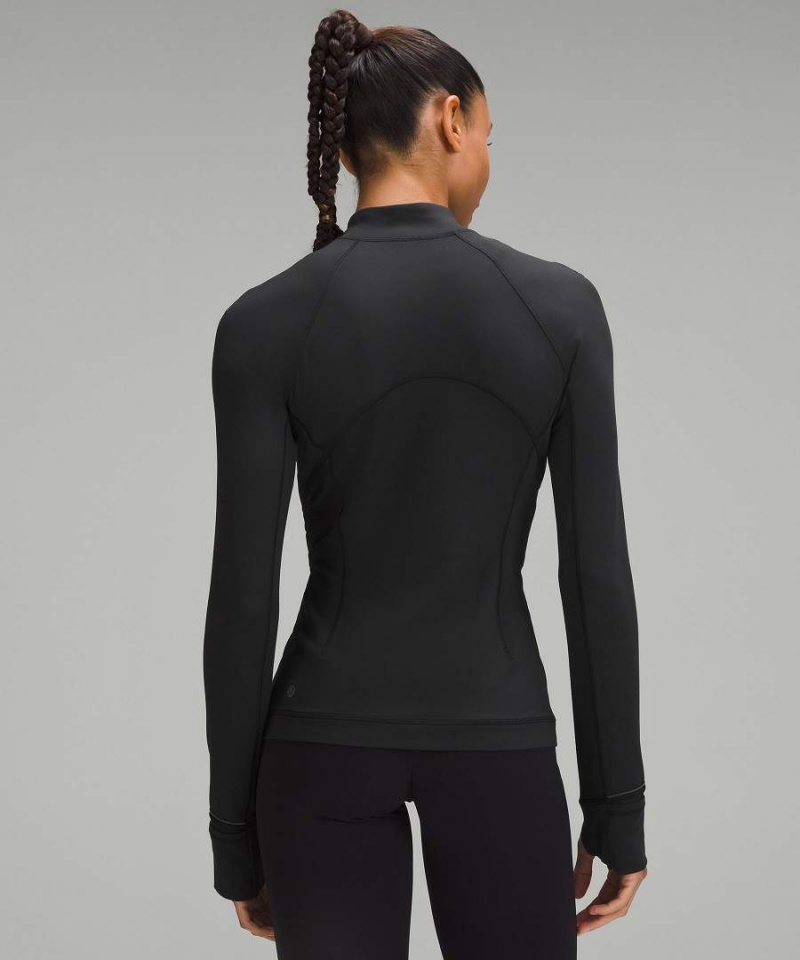 Camisa Manga Larga Lululemon It's Rulu Half Zip Mujer Negras Chile | 578KVGTJX