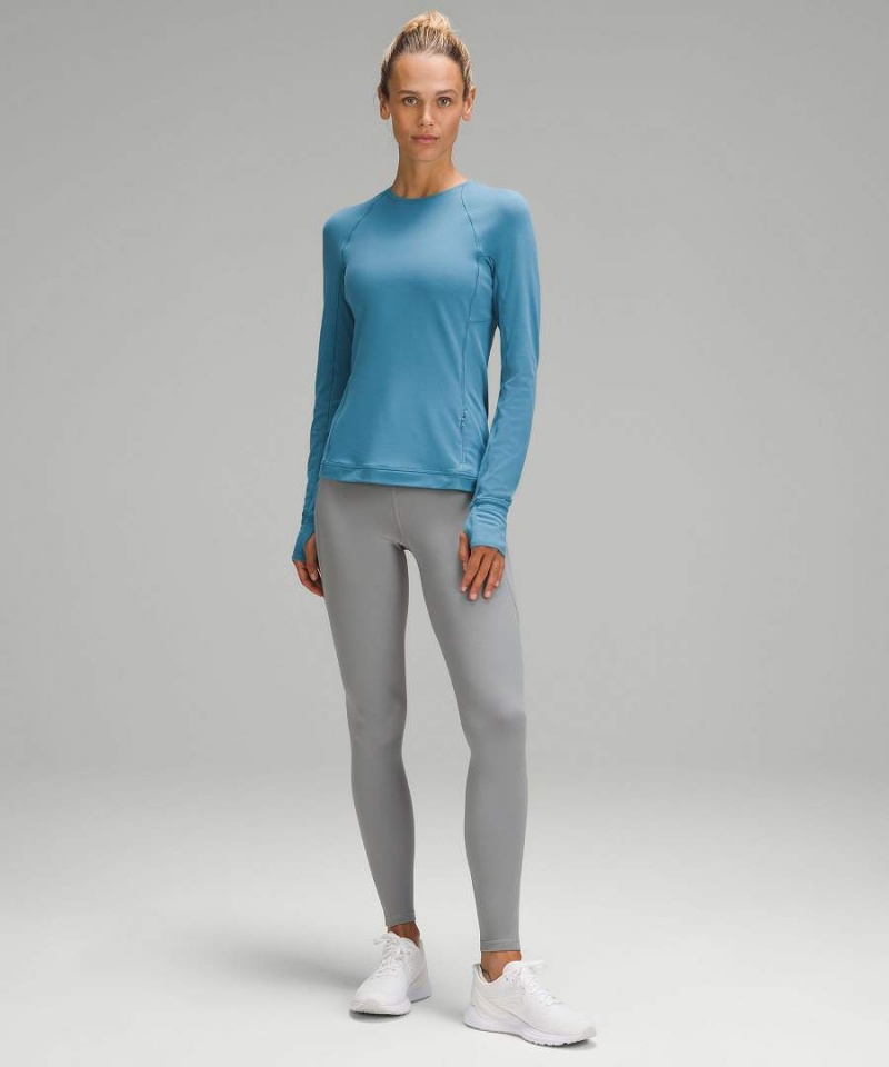 Camisa Manga Larga Lululemon It's Rulu Mujer Azules Chile | 316DFZQEO