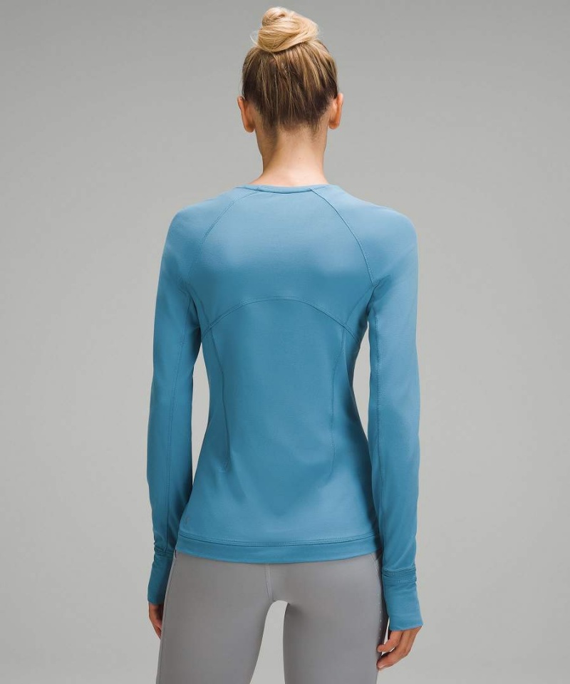 Camisa Manga Larga Lululemon It's Rulu Mujer Azules Chile | 316DFZQEO
