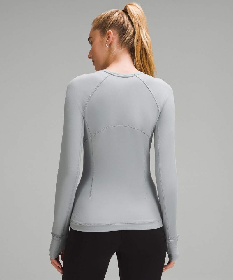 Camisa Manga Larga Lululemon It's Rulu Mujer Gris Chile | 927CTEBMV