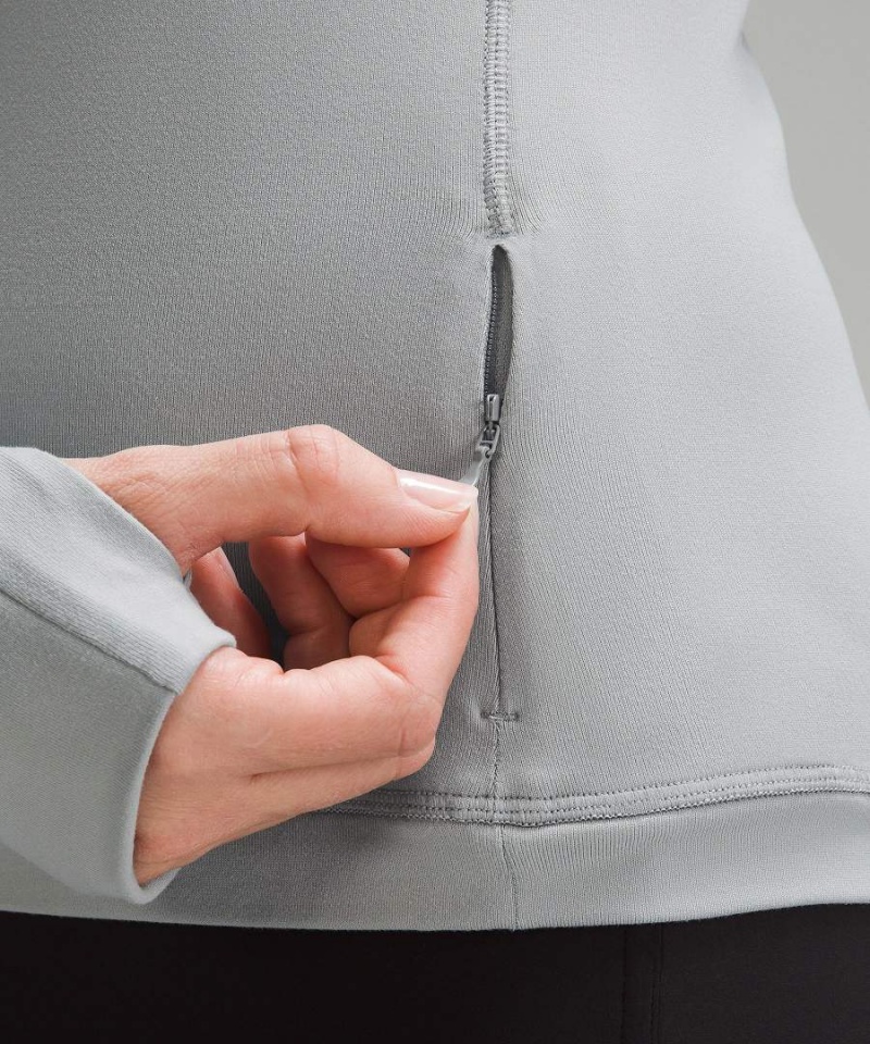 Camisa Manga Larga Lululemon It's Rulu Mujer Gris Chile | 927CTEBMV